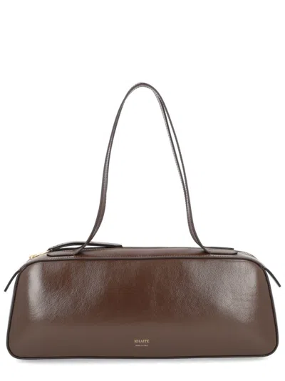 Khaite Brown Simona Large Shoulder Bag