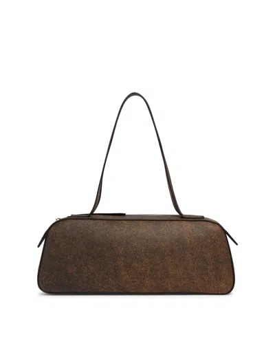 Khaite Brown Simona Tote Bag In Brown Marrone   #3d322d