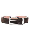 KHAITE BROWN SUEDE BELT