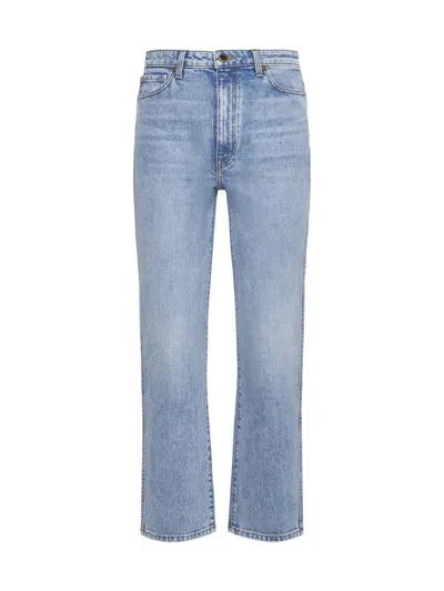 Khaite Blue 'the Abigail Stretch' Jeans In Bryce Stretch