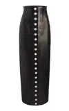 Khaite Brynlee Button-front Maxi Skirt In Black