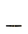 Khaite Buckle Belt In Black