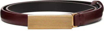 Khaite バーガンディ Empire ベルト In Multi