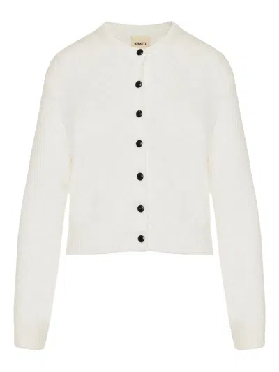 KHAITE BUTTON-FASTENING CARDIGAN