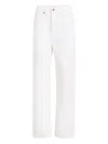 Khaite Button-fly Jeans In White