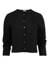 Khaite Button-front Cardigan In Black