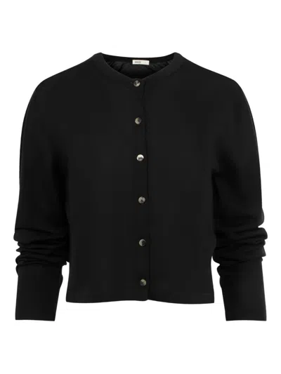 Khaite Button-front Cardigan In Black