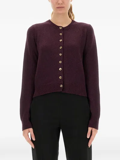 Khaite Buttoned Knitwear In Red