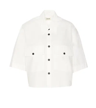 Khaite Buttoned Short In White