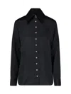 Khaite Button-front Tailored Shirt In Black
