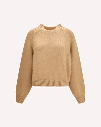 Khaite Cain Cashmere Sweater In Neutral