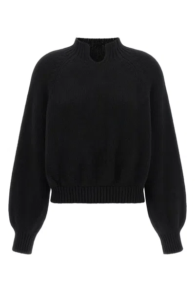 Khaite 'cain' Sweater In Black