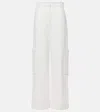 Khaite Caiton Straight Pants In White