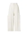 Khaite Caiton Wide-leg Pants In White