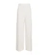 Khaite Caiton Straight Pants In Ivory