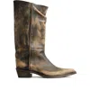 Khaite Calf Leather Pointed-toe Boots In Black