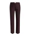 Khaite Callen Pleated-front Trousers In Black