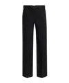 Khaite Callen Wool Track Pants In Black