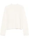 Khaite Darcy Merino Wool Sweater In Neutrals