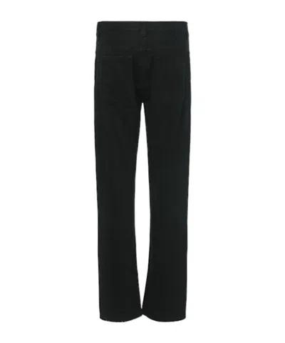 Khaite Callum Denim Straight Jeans In Black