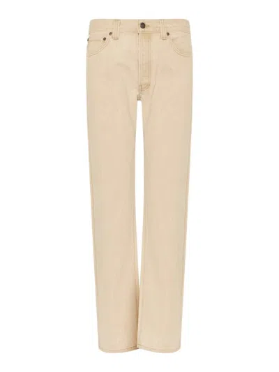 Khaite Jeans Woman In Neutral