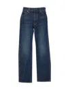 Khaite Jeans With Belt Loops In Blue
