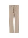 Khaite Belt-loop Jeans In Neutral