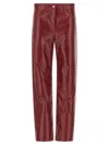 Khaite Callum Pants In Burgundy