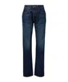 Khaite Callum Straight Jeans In Blue