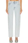 Khaite Callum Mid-rise Straight-leg Jeans In Shelburne