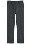 Khaite Womens Storm Callum Straight-leg Stretch-wool And Cashmere Trousers In Gray