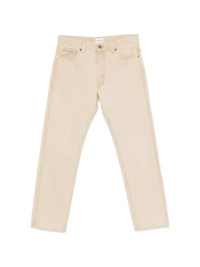 Khaite Callum Straight-leg Jeans In Neutral