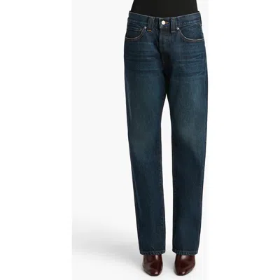Khaite Callum Tapered Jeans In Blue