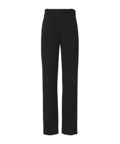 Khaite Cambie Straight Pants In Black