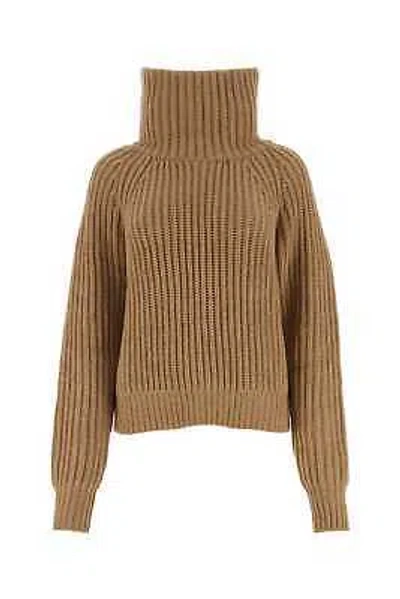 Pre-owned Khaite Camel Cashmere Sweater In Beige