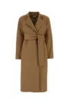 Khaite Camel Wool Deena Coat In Brown