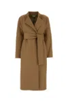 Khaite Camel Wool Deena Coat In Brown