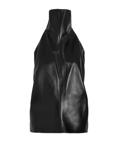 Khaite Camisole Backless Top In Black