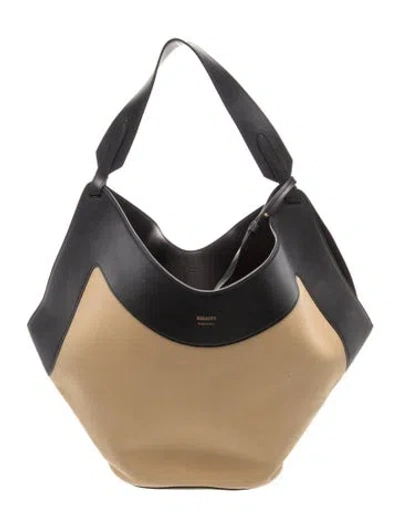 Pre-owned Khaite Canvas Lotus Medium In Neutrals