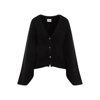 KHAITE CARDIGAN BLACK