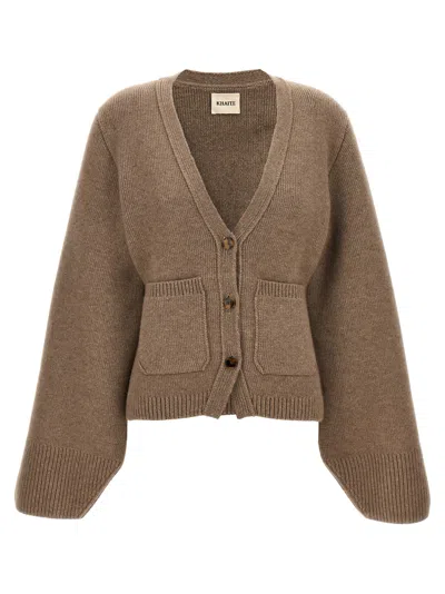 Khaite Cardigan In Brown