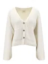 Khaite Women Scarlet Cardigan Glaze In Neutral
