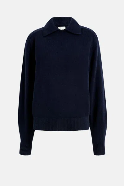 Khaite Cardigan Jackson In Blue