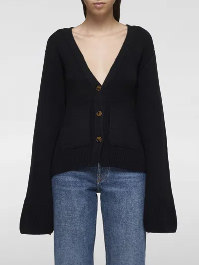 KHAITE CARDIGAN KHAITE WOMAN COLOR BLACK,F83697002