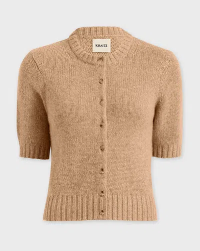 Khaite Cardigan Nora In Brown
