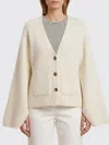 Khaite Woman Cardigan White Size Xs Cashmere