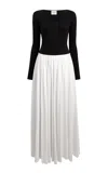 Khaite Carlotta Gathered Maxi Dress