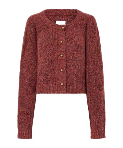 Khaite Cashmere Cardigan In Brown