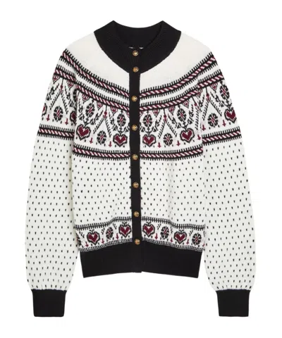 Khaite Cashmere Cardigan In White