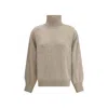 Khaite Beige Cashmere Cashmere Sweater In Neutral